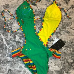COOGI Multicolor One-Piece Swimsuit